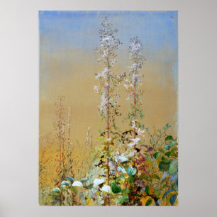 Wild Flowers Fidelia Bridges Watercolor Fine Art Poster