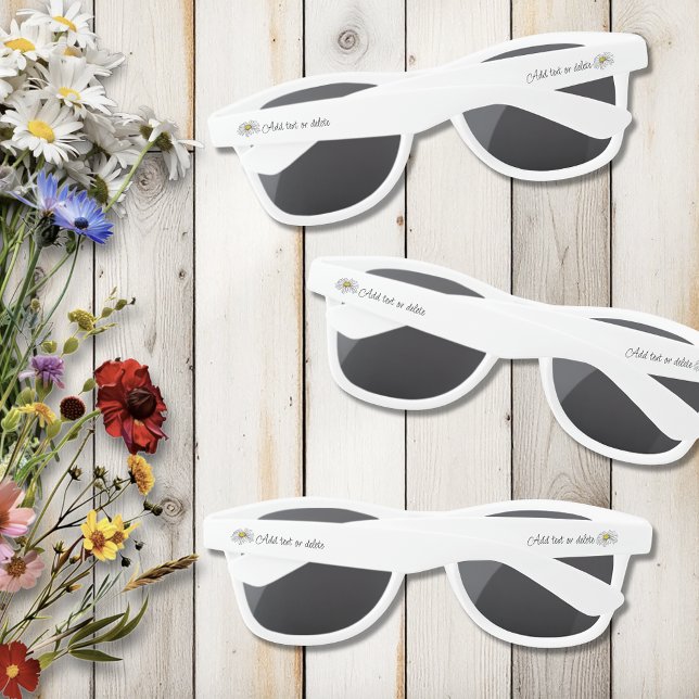 Wild Flowers Floral Blue Mushrooms Sunglasses (Creator Uploaded)