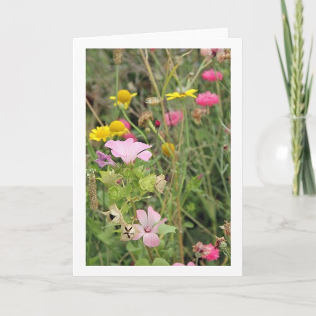 Wild Flowers (Greeting Card) Card (Front)