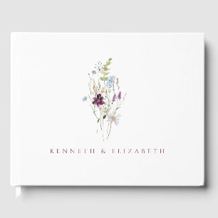 Wild Flowers Guest Book