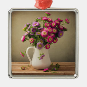 Wild Flowers in a Vase Ornament