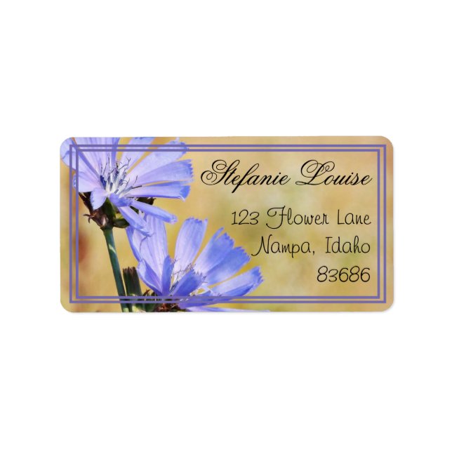 Wild Flowers in the Morning Label (Front)