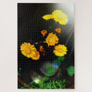 Wild flowers in the sunshine jigsaw puzzle