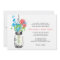 Wild flowers & Mason Jar Wedding Invitations