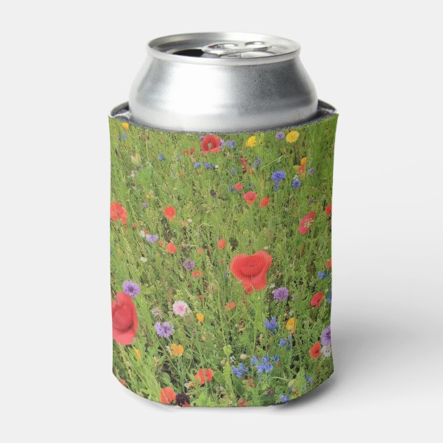 Wild flowers mix Custom Can Cooler (Can Front)