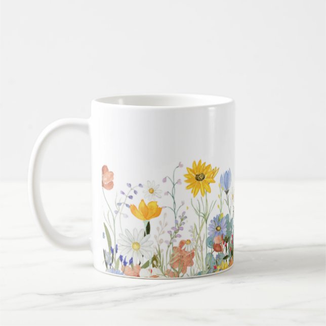 Wild Flowers Mix & Match Coffee Mug (Left)