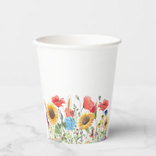 Wild Flowers Mix & Match Paper Cups