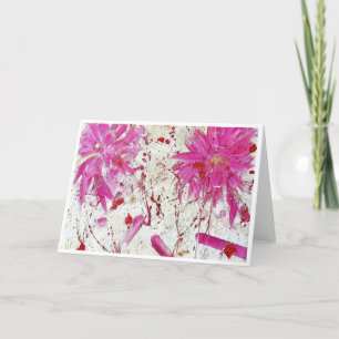 Wild Flowers Note Card <Blank Inside>