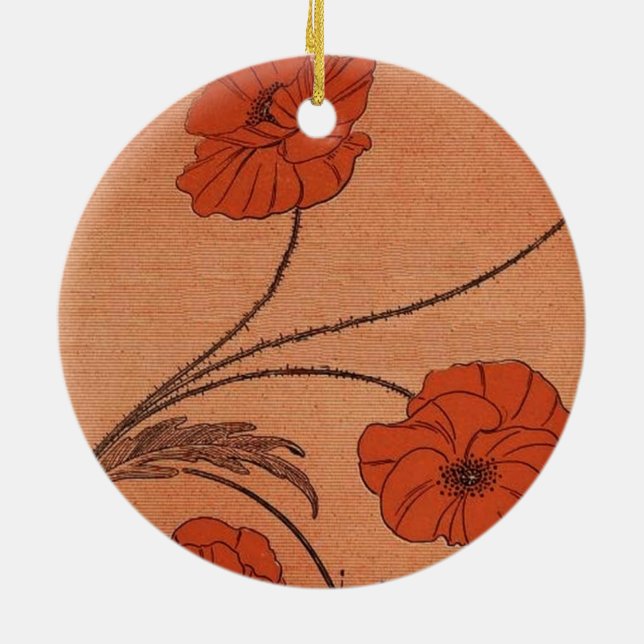 Wild Flowers Ornament (Back)
