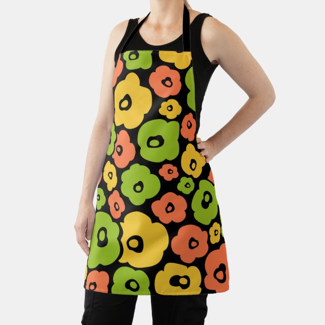 Wild Flowers Pattern Apron (Insitu)