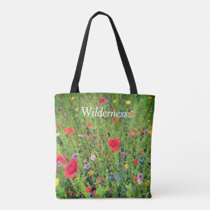 Wild flowers Photo Custom All-Over-Print Tote Bag