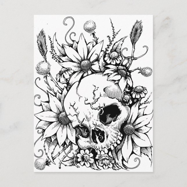 Wild Flowers Postcard (Front)