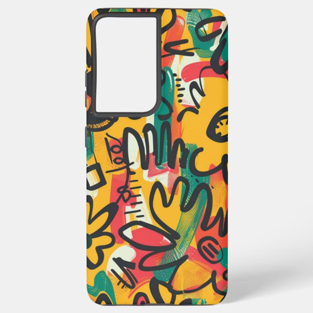 Wild Flowers Samsung Galaxy S21+ Case (Back)