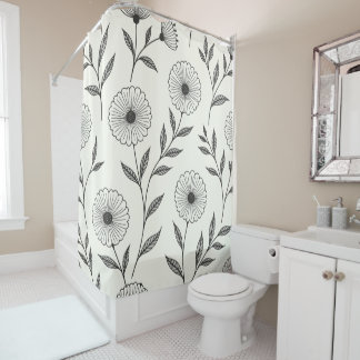 Wild Flowers Shower Curtain