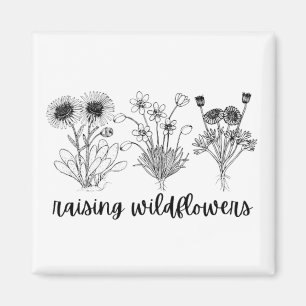 wild flowers / spring /spring season magnet
