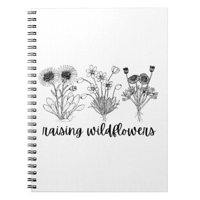 wild flowers / spring /spring season notebook (Front)