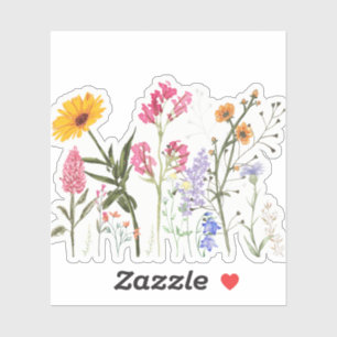 Wild Flowers , Vintage Botanical  , 