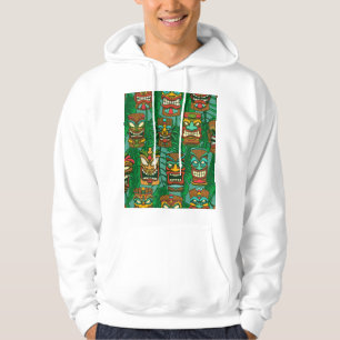 Wild Flowers Watercolor: Colourful Seamless Hoodie