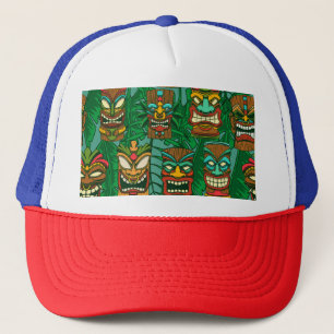 Wild Flowers Watercolor: Colourful Seamless Trucker Hat