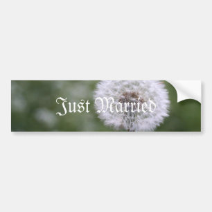 Wild Flowers Wedding Invitations and Favours Bumper Sticker