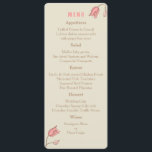 Wild Flowers Wedding Menu Card<br><div class="desc">This nature inspired wild flowers Wedding Menu Card is a part of the 'Wild Flowers Wedding Invitation Set'. It exudes beauty and would be perfect for spring and summer weddings. It can also be customised to fit any beautiful botanical affair. This is a part of a Wedding Set . Please...</div>