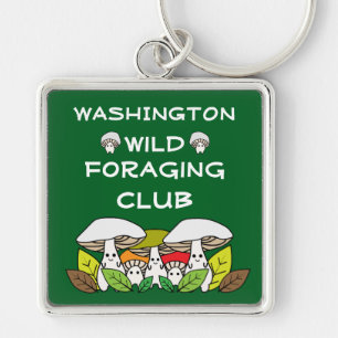 Wild Foraging Group  Key Ring