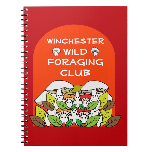 Wild Foraging Group  Notebook (Front)