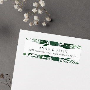 Wild Forest   Botanical Return Address
