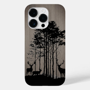 Wild forest - Engraved wood - Wooden Case-Mate iPhone 14 Pro Case
