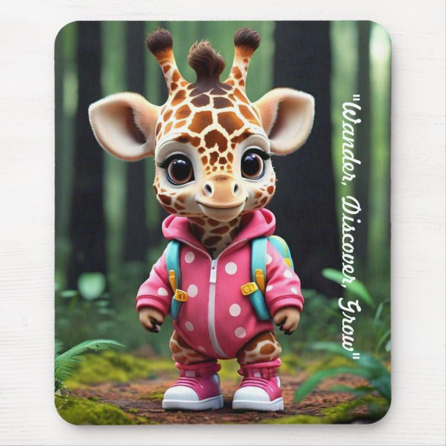 "Wild Forest Explorer" Mouse Mat (Front)