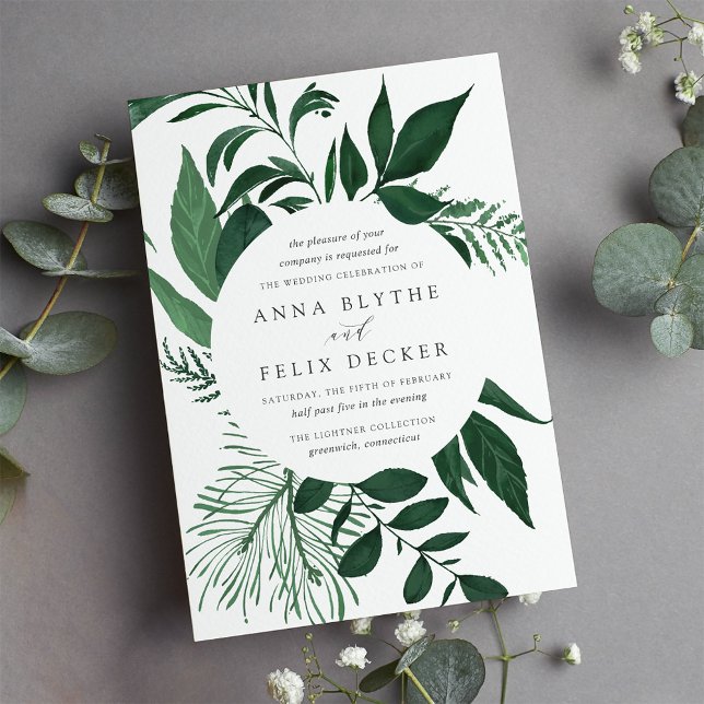 Wild Forest Wedding Invitation (Creator Uploaded)