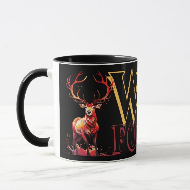 Wild Forever Deer Mug (Left)