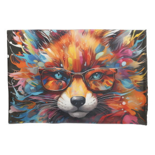 Wild Free Abstract Pop Fox Pillowcase