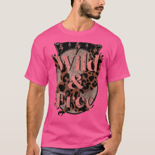Wild & Free Eagle Cheetah Leopard Boho Retro T-Shirt