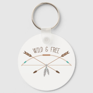 Wild & Free Key Ring