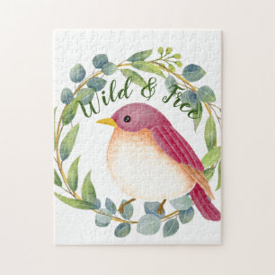 Wild & Free Song Bird Jigsaw Puzzle