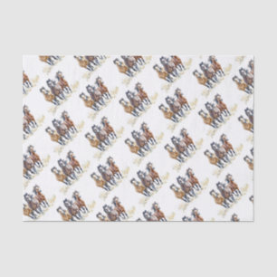 Wild & Free Western Mustangs Tissue Paper