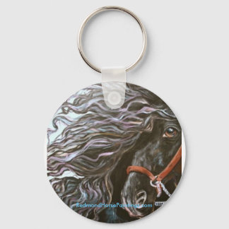 Wild Friesian Keychain