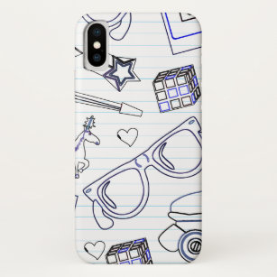 Wild Fun Totally Epic Eighties Doodle Case-Mate iPhone Case
