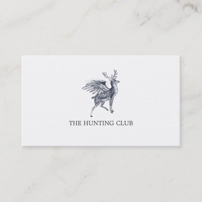 Wild Game Business Card (Front)