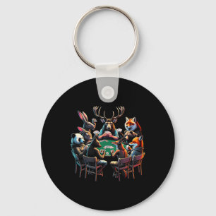 Wild Game Hunting Funny Graphic Tees Key Ring