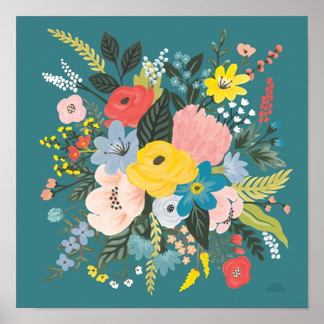 Wild Garden Flowers Poster (Front)