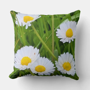 Wild Garden Flowers Romania – Nature Photography Cushion