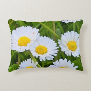 Wild Garden Flowers Romania – Nature Photography Decorative Cushion