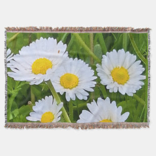 Wild Garden Flowers Romania – Nature Photography Throw Blanket