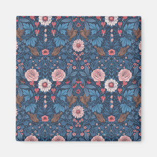Wild garden in blue magnet