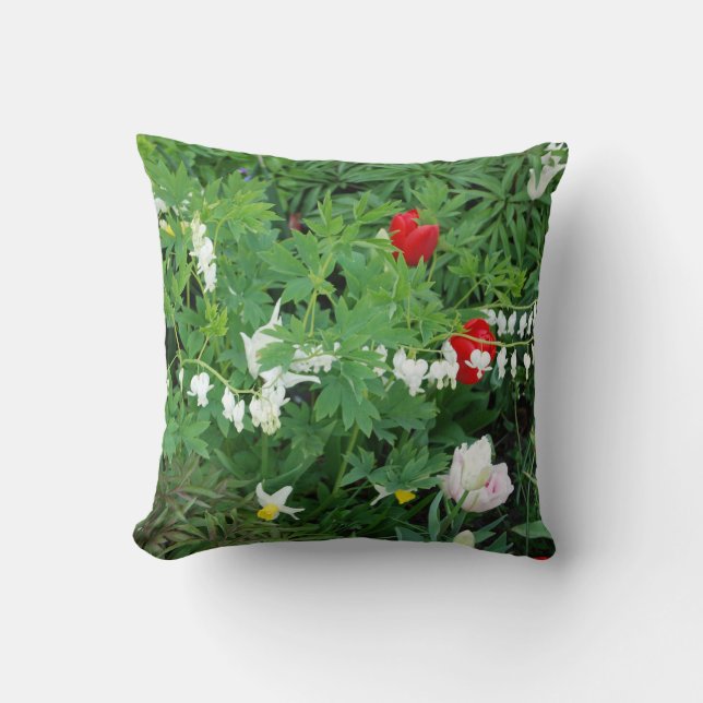 wild garden pillow  (Front)