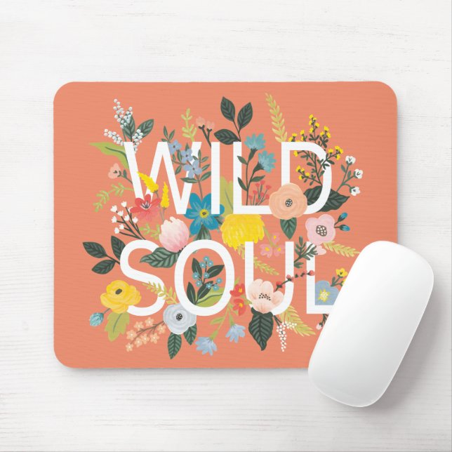 Wild Garden, Wild Soul Mouse Mat (With Mouse)