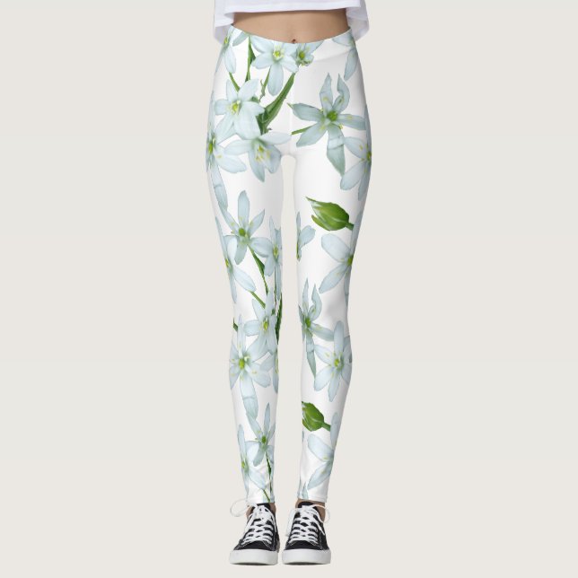 Wild Garlic Flowers Legging (Front)