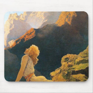 Wild Geese By Maxfield Parrish Mouse Mat